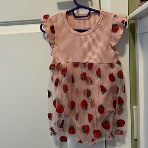“Berry First Birthday” dress